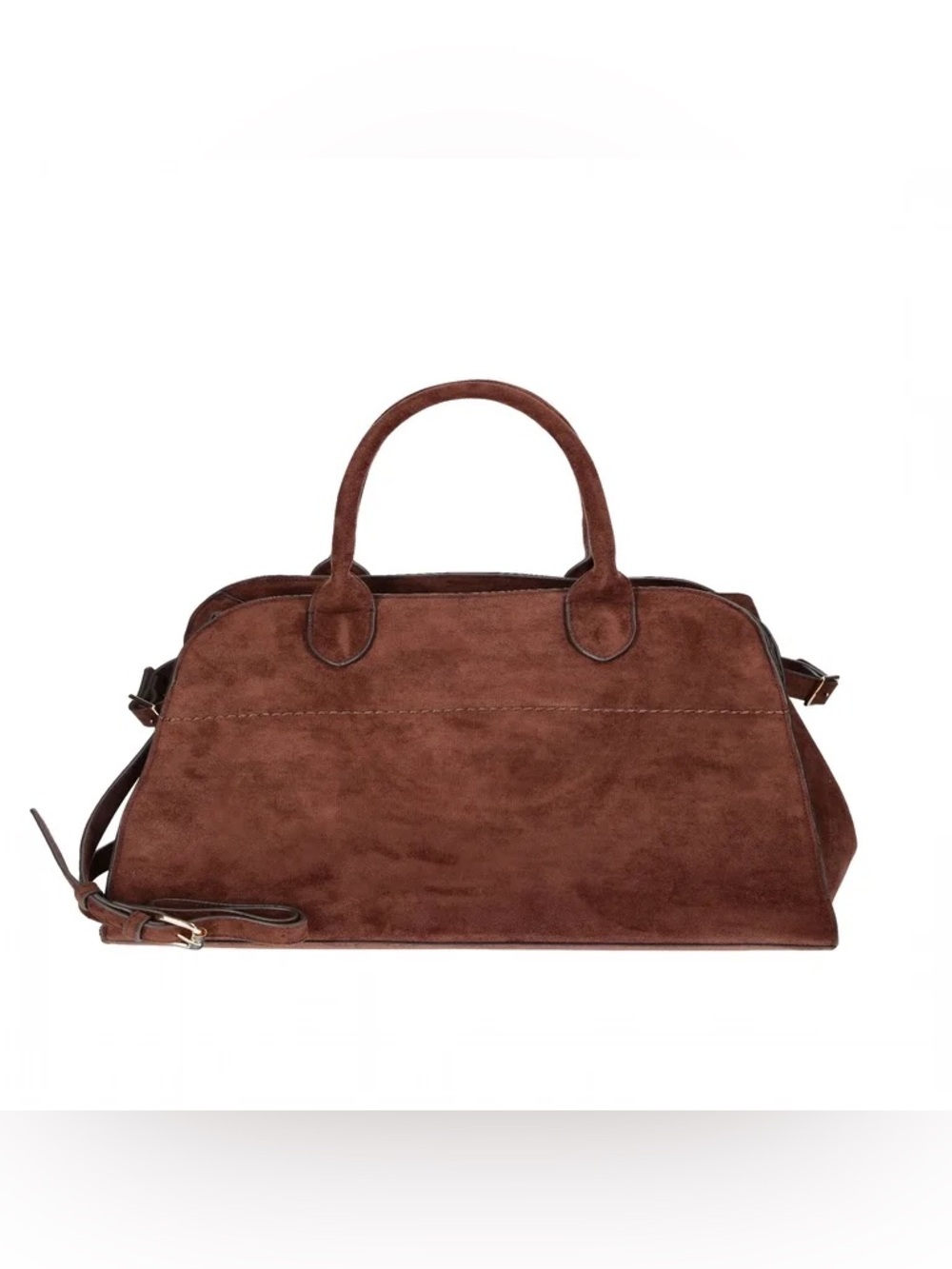AOMRCOL Women's Sage Satchel Soft Faux Suede Tote Bag with Pockets, Chocolate 🍫